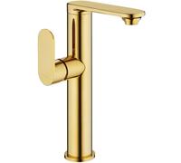 Mexen Milo grifo de lavabo alto con manija lateral, dorado - 71315-50 1896 5907709192171
