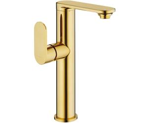 Mexen Milo grifo de lavabo alto con manija lateral, dorado - 71315-50 1896 5907709192171