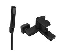 Mexen Mino R77 grifo de baño con set de ducha, negro - 7243R77-70 3393 5907709180154