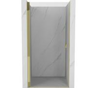 Mexen Mist-B puerta de ducha abatible 95 cm, transparente, dorado - 8A2-095-000-50-00 76700 5905315664976