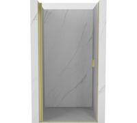 Mexen Mist-B puerta de ducha abatible 95 cm, transparente, dorado cepillado - 8A2-095-000-55-00 76773 5905315665065