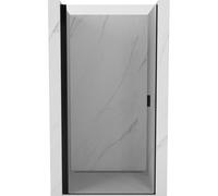 Mexen Mist-B puertas de ducha abatibles 100 cm, transparentes, negras - 8A2-100-000-70-00 76838 5905315665256