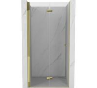 Mexen Mist-F biombos de ducha plegables izquierdos 85 cm, transparentes, dorados - 8A6-085-000-50-00-L 75062 5905315639226