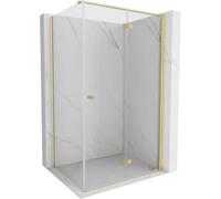 Mexen Mist-F cabina de ducha plegable derecha 120 x 75 cm, transparente, dorada - 8A6T-120-075-50-00-P 76452 5905315648990