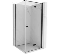 Mexen Mist-F cabina de ducha plegable derecha 75 x 75 cm, transparente, negro - 8A6T-075-075-70-00-P 76075 5905315651877