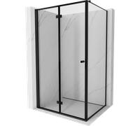 Mexen Mist-F cabina de ducha plegable izquierda 80 x 70 cm, marco negro, negro - 8A6T-080-070-70-70-L 76216 5905315645838