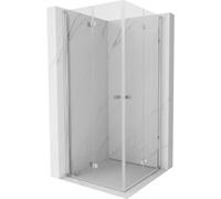 Mexen Mist-F Duo cabina de ducha plegable 80 x 80 cm, transparente, cromo - 8A6-080L-080P-01-00 75562 5905315654960