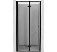 Mexen Mist-F puerta de ducha plegable izquierda 70 cm, marco negro, negro - 8A6-070-000-70-70-L 75252 5905315639714