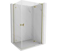 Mexen Mist-H L Duo cabina de ducha abatible derecha 70 x 120 cm, transparente, dorada - 8A5L-070L-120P-50-00 74808 5905315633408