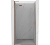 Mexen Mist-H L puerta de ducha abatible izquierda 115 cm, transparente, cobre cepillado - 8A5L-115-000-65-00-L 74893 5905315610638