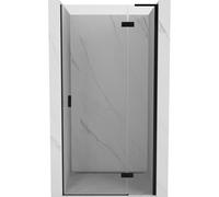 Mexen Mist-H L puertas de ducha abatibles derechas 70 cm, transparente, negro - 8A5L-070-000-70-00-P 74950 5905315611208