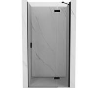 Mexen Mist-H puerta de ducha abatible derecha 120 cm, transparente, negro - 8A5-120-000-70-00-P 74802 5905315610201