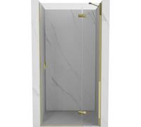 Mexen Mist-H puertas de ducha abatibles derechas 95 cm, transparente, dorado - 8A5-095-000-50-00-P 74674 5905315609823