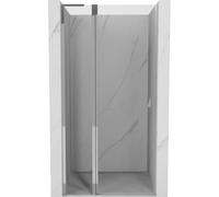 Mexen Mist L puerta de ducha abatible 120 cm, transparente, cromo - 8A4L-120-000-01-00 72314 5905315589101