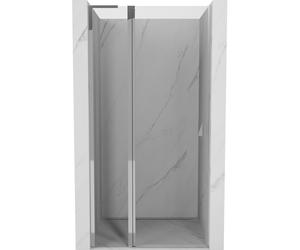 Mexen Mist L puerta de ducha abatible 120 cm, transparente, cromo - 8A4L-120-000-01-00 72314 5905315589101