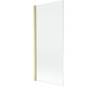 Mexen Mist mampara de ducha 1-hoja 80 x 150 cm, transparente, dorado cepillado - 8A9-080-001-55-00 77051 5905315961556