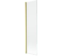 Mexen Mist mampara de ducha de 1 hoja 50 x 150 cm, transparente, dorado cepillado - 8A9-050-001-55-00 77048 5905315961525