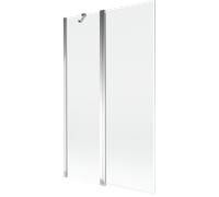 Mexen Mist mampara de ducha de 2 paneles 110 x 150 cm, transparente, cromo - 8A9-110-011-01-00 77535 5905315961105