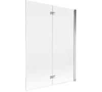 Mexen Mist mampara de ducha de 2 paneles derecha 130 x 150 cm, transparente, cromo - 8A9-130-002-01-00-P 77449 5905315961266