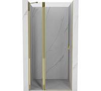 Mexen Mist puerta de ducha abatible 85 cm, transparente, dorado - 8A4-085-000-50-00 71804 5905315588159