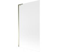 Mexen Next L mampara de bañera de 1 hoja 100 x 150 cm, escarchado, dorado - 895-100-000-03-30-50 51507 5905315318893