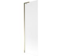 Mexen Next L mampara de bañera de 1 hoja 60 x 150 cm, escarcha, dorado - 895-060-000-03-30-50 51500 5905315318855