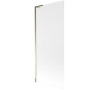Mexen Next L mampara de bañera de 1 hoja 80 x 150 cm, escarcha, dorado - 895-080-000-03-30-50 51502 5905315318879