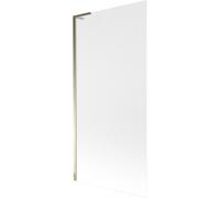 Mexen Next L mampara para bañera de 1 hoja 90 x 150 cm, escarchado, dorado - 895-090-000-03-30-50 51504 5905315318886