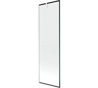 Mexen Next mampara de bañera de 1 hoja 60 x 150 cm, marco negro, cromo - 895-060-000-00-70-01 20308 5905315135759