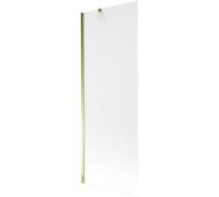 Mexen Next mampara de bañera de 1 hoja 70 x 150 cm, escarchado, dorado - 895-070-000-00-30-50 20255 5905315135285
