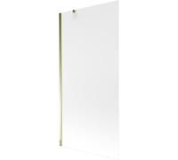 Mexen Next mampara de bañera de 1 hoja 90 x 150 cm, escarcha, dorado - 895-090-000-00-30-50 20265 5905315135308