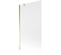 Mexen Next mampara de ducha 1 hoja 100 x 150 cm, escarchado, dorado - 895-100-000-00-30-50 20270 5905315135315