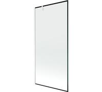 Mexen Next mampara de ducha de 1 panel 90 x 150 cm, marco negro, blanco - 895-090-000-00-70-20 20324 5905315135841