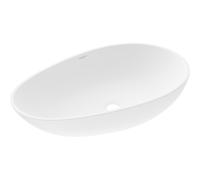 Mexen Nora lavabo de sobreponer de conglomerado 60 x 36 cm, blanco - 23056001 15943 5907709158900