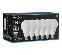 Mexen Nova 6x Bombilla LED E27, A95, 25W, Neutra - 4000K, 2625 lm - L100-E27-2540-01x06 95450 5907931018058