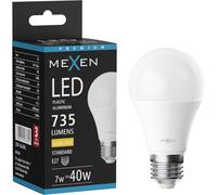 Mexen Nova Bombilla LED E27, A60, 7W, Cálida - 3000K, 735 lm - L100-E27-0730-01 92452 5905315977755