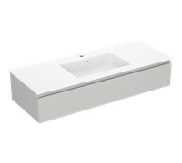 Mexen Orio armario de baño 120 cm con lavabo Otis, 1 cajón, gris mate/blanco mate - 91A10-12023-1-BF62-W18M01 81854 5905315483973