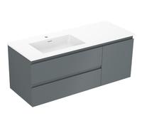 Mexen Orio armario de baño 120 cm con lavabo Otis izquierdo, 2S, 1D, grafito mate/blanco mate - 91A13-12047-3-BBFFF66-W18L01 85918 5905315775443