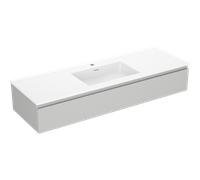 Mexen Orio armario de baño 140 cm con lavabo Otis, 1 cajón, gris mate/blanco mate - 91A10-14023-1-BF62-W18M01 81866 5905315484338