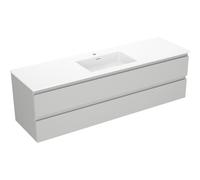 Mexen Orio armario de baño 160 cm con lavabo Otis, 2 cajones, gris mate/blanco mate - 91A10-16047-2-BFF62-W18M01 84575 5905315488022