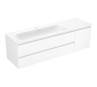 Mexen Orio armario de baño 160 cm con lavabo Vela izquierdo, 2S, 1D, blanco mate - 91A13-16047-3-BBFFFF01-W23L01 86002 5905315776280
