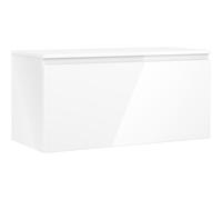 Mexen Orio armario de baño bajo lavabo 100 cm con encimera, 1 cajón, brillo blanco - 91A10-10047-1-BFC00 80831 5905315471703
