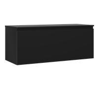 Mexen Orio armario de baño bajo lavabo 120 cm con tablero, 1 cajón, negro mate - 91A10-12047-1-BFC71 80842 5905315471819