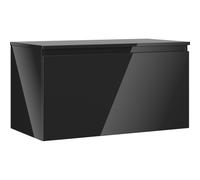 Mexen Orio armario de baño bajo lavabo de 90 cm con encimera, 1 cajón, negro brillo - 91A10-09047-1-BFC70 80829 5905315471680