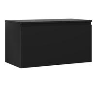 Mexen Orio armario de baño bajo lavabo de 90 cm con encimera, 1 cajón, negro mate - 91A10-09047-1-BFC71 80830 5905315471697