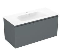 Mexen Orio armario de baño de 100 cm con lavabo Vela, 1 cajón, grafito mate/blanco mate - 91A10-10047-1-BF66-W23M01 84392 5905315491190