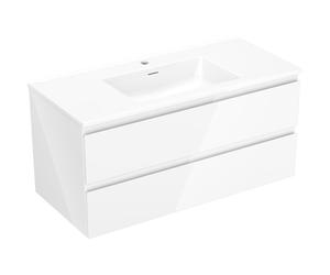 Mexen Orio gabinete de baño 100 cm con lavabo Otis, 2 cajones, blanco brillante - 91A10-10047-2-BFF00-W18M00 84555 5905315487001