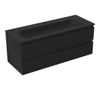 Mexen Orio gabinete de baño 120 cm con lavabo Vela, 2 cajones, negro mate - 91A10-12047-2-BFF71-W23M71 84620 5905315492753