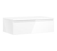 Mexen Orio gabinete de baño para lavabo de 80 cm con encimera, 1 cajón, blanco brillo - 91A10-08023-1-BFC00 80765 5905315471048
