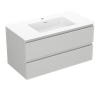 Mexen Orio mueble de baño 90 cm con lavabo Otis, 2 cajones, gris mate/blanco mate - 91A10-09047-2-BFF62-W18M01 84551 5905315486769